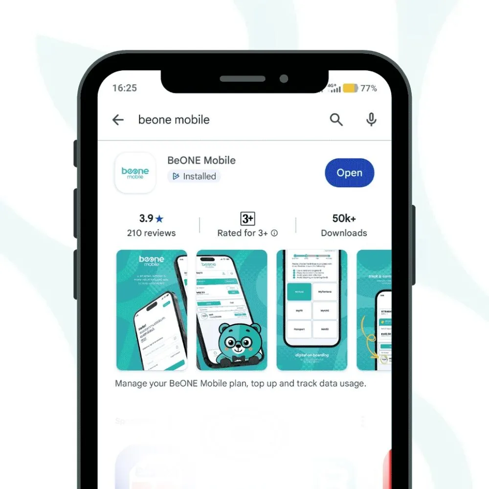 esim beone app